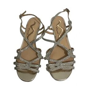 Nina Glittering Silver Heels